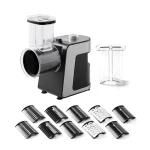 전동채칼 다기능 야채 커터 슬라이서 무 감자 당근 파 마늘 양배추 - 이미지 6