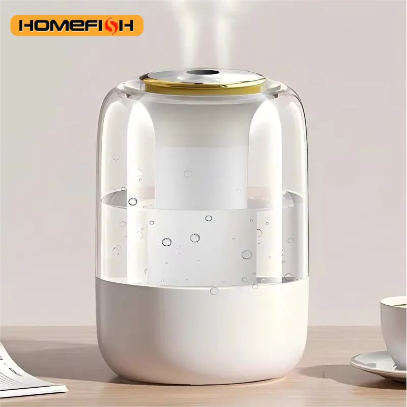 kf-Sb5ebf8b1736a43e5a124f4a66d1b3573j 홈피쉬 2025 신형 가습기, 임산부와 아기를 위한 조용한 침실용 대용량 분사, 실내 가습기 - 이미지 1